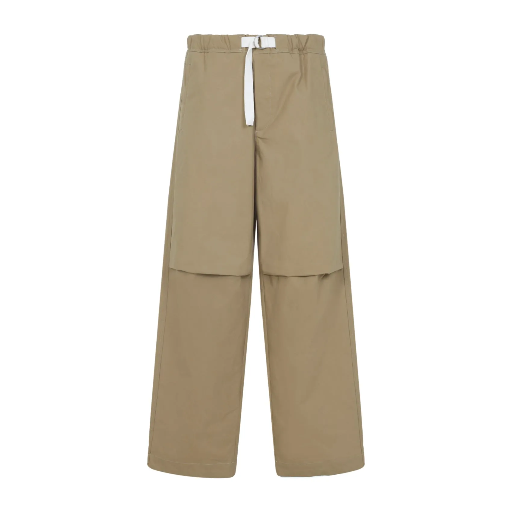 Beige 268 Emb Cotton Pants
