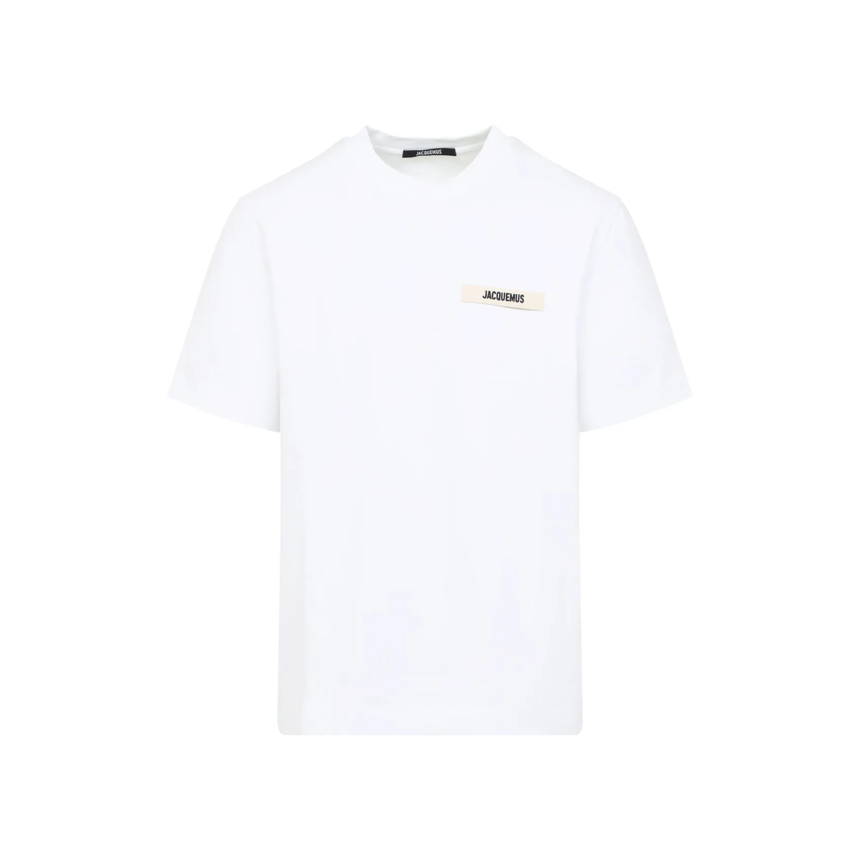 White Cotton Le T-Shirt Grosgrain T-Shirt