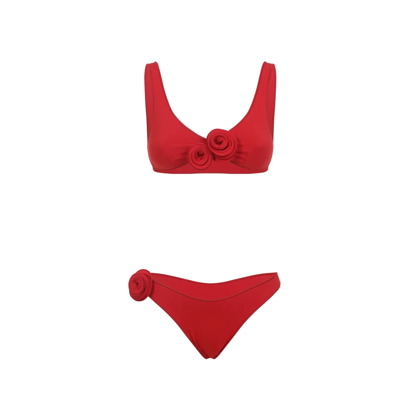 Red Nuha Polyamide Bikini