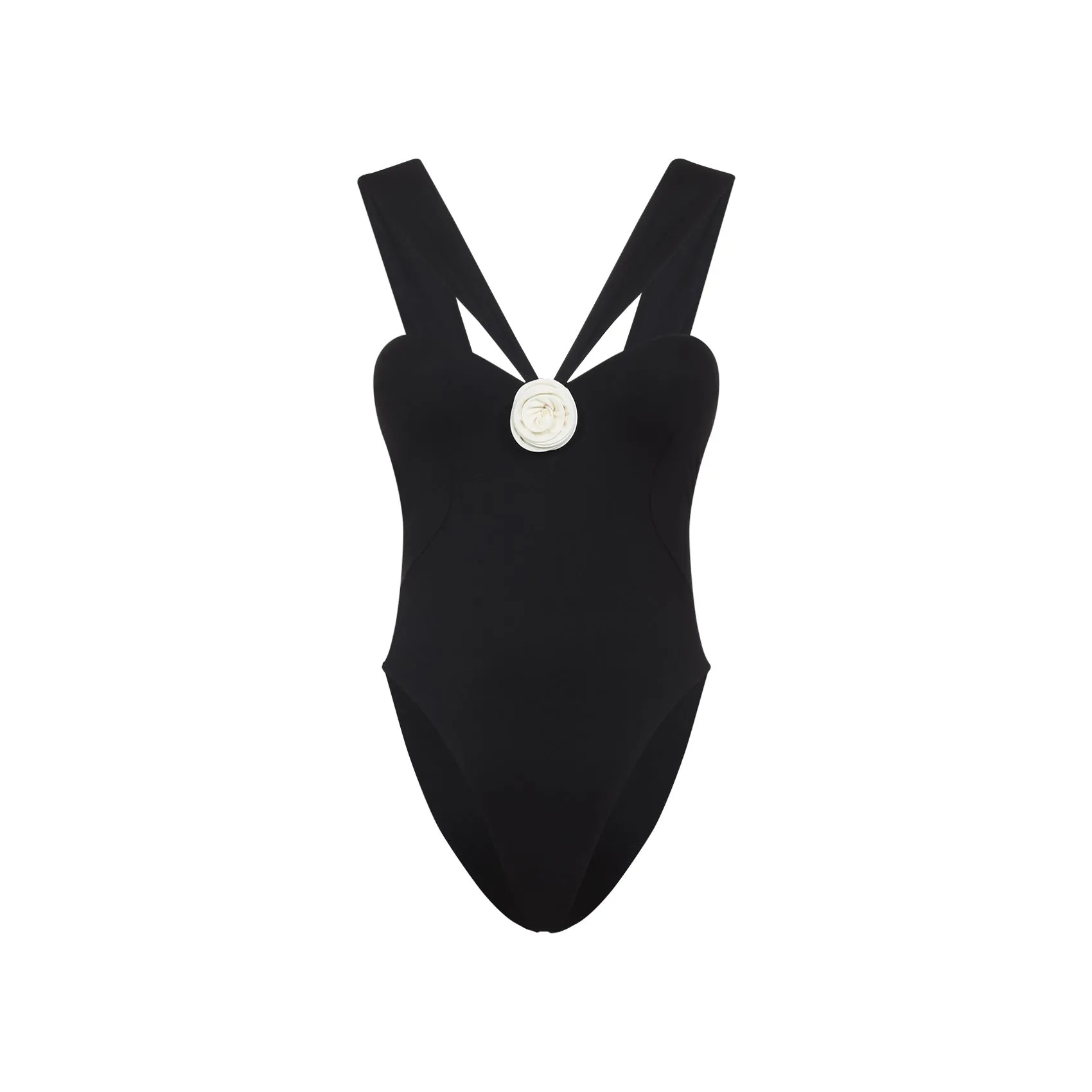 Black Sahar Polyamide One-Piece