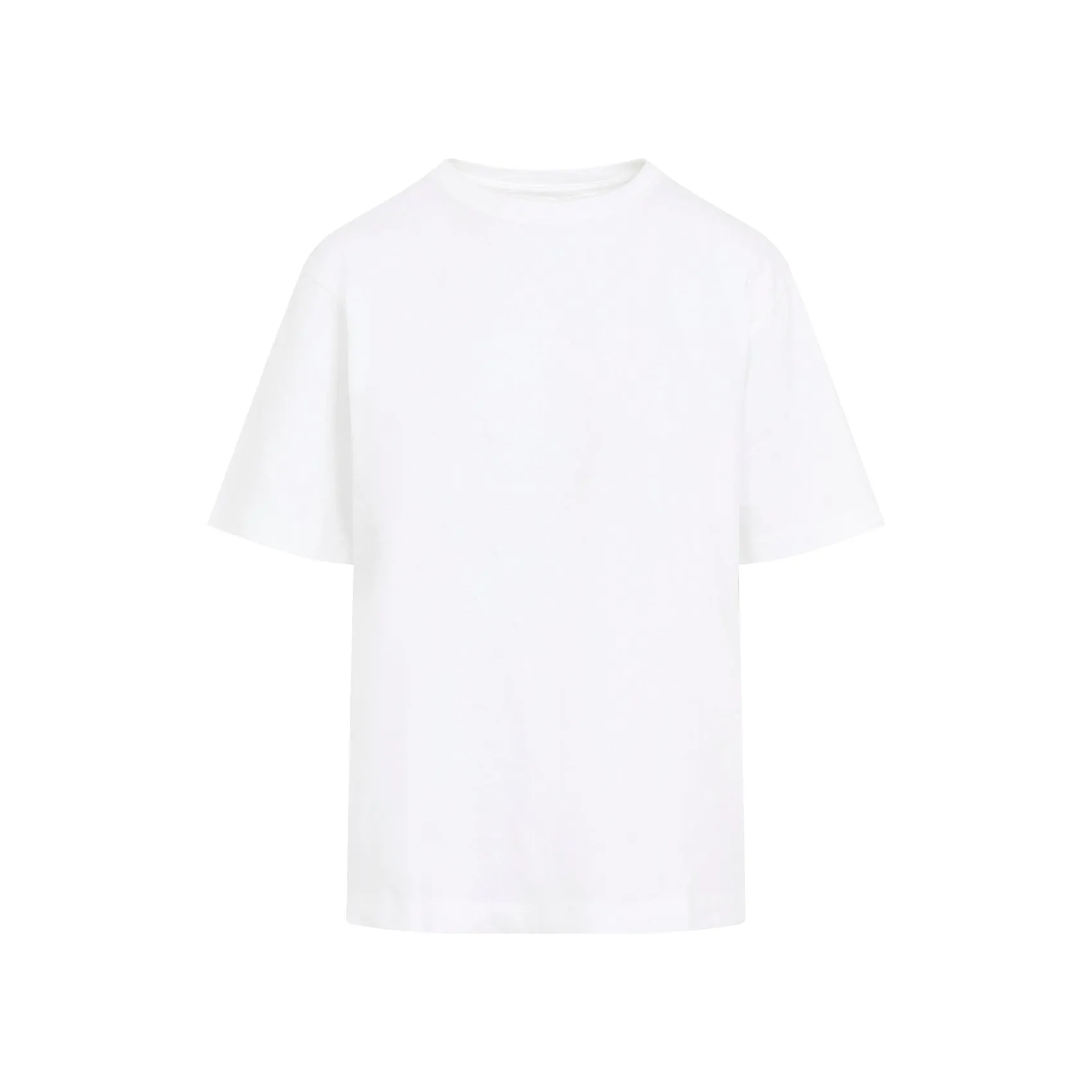 White Mae Ss Cotton T-Shirt