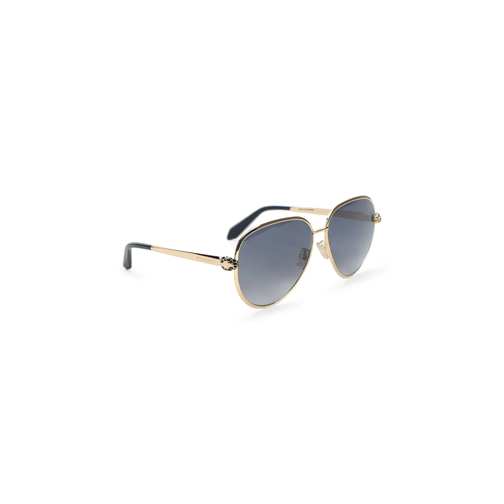 Rose Gold Serpenti Forever Metal Sunglasses