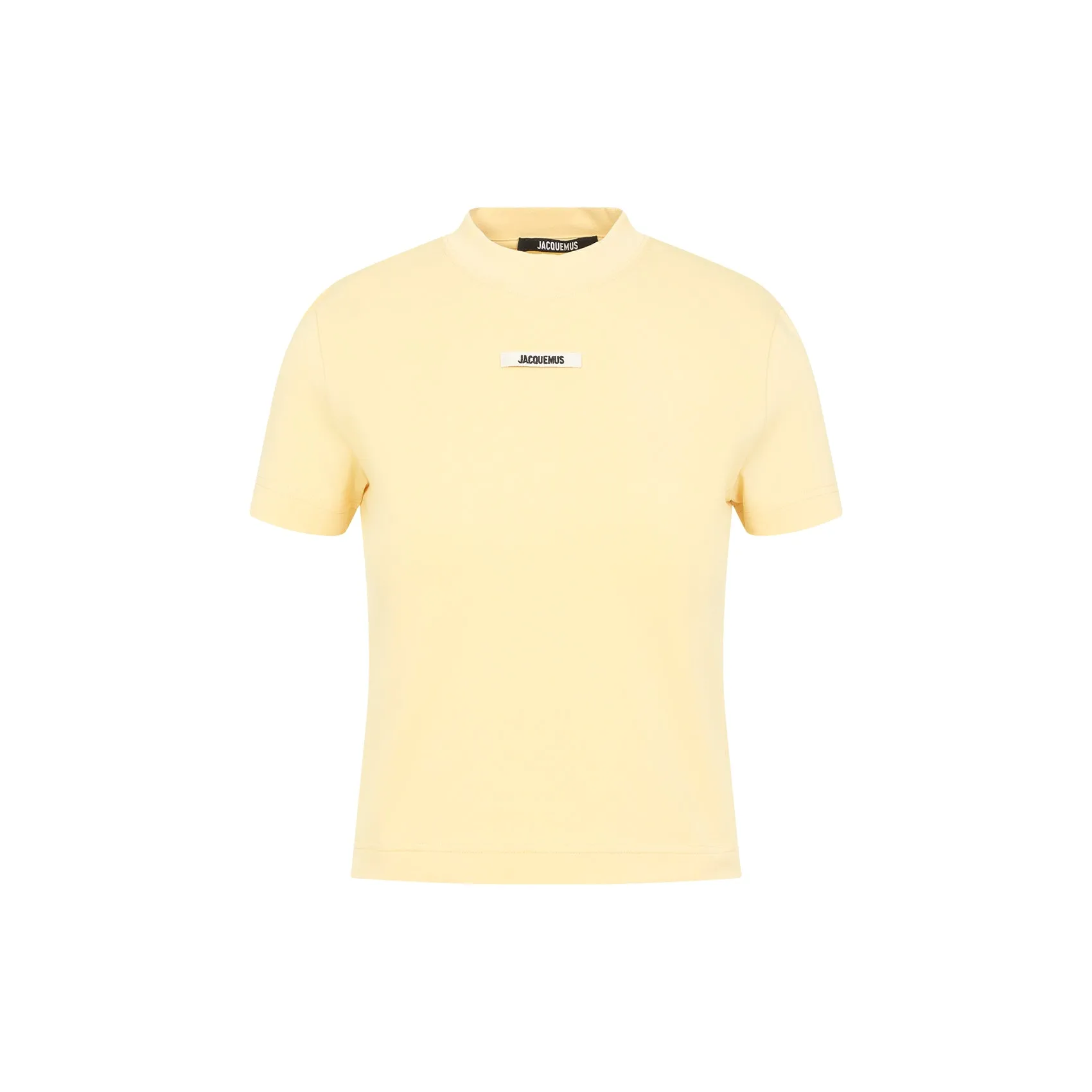 Le T-Shirt Gros Grain In Yellow Cotton