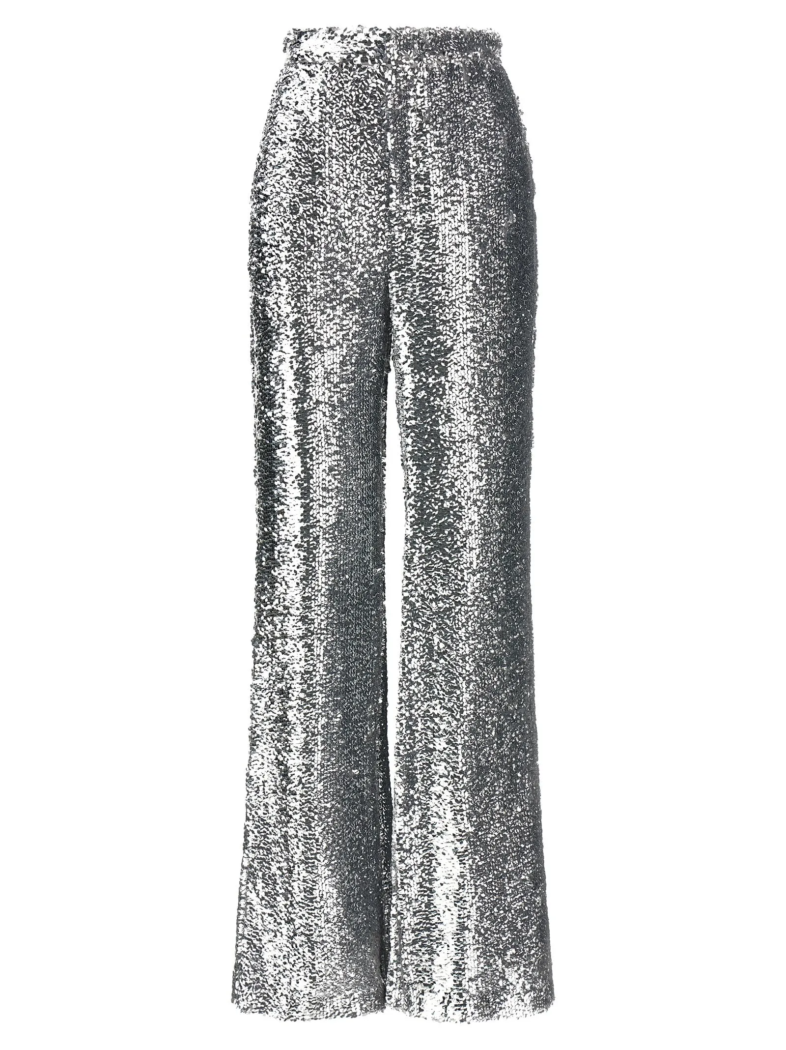 Sequin Pantaloni Silver