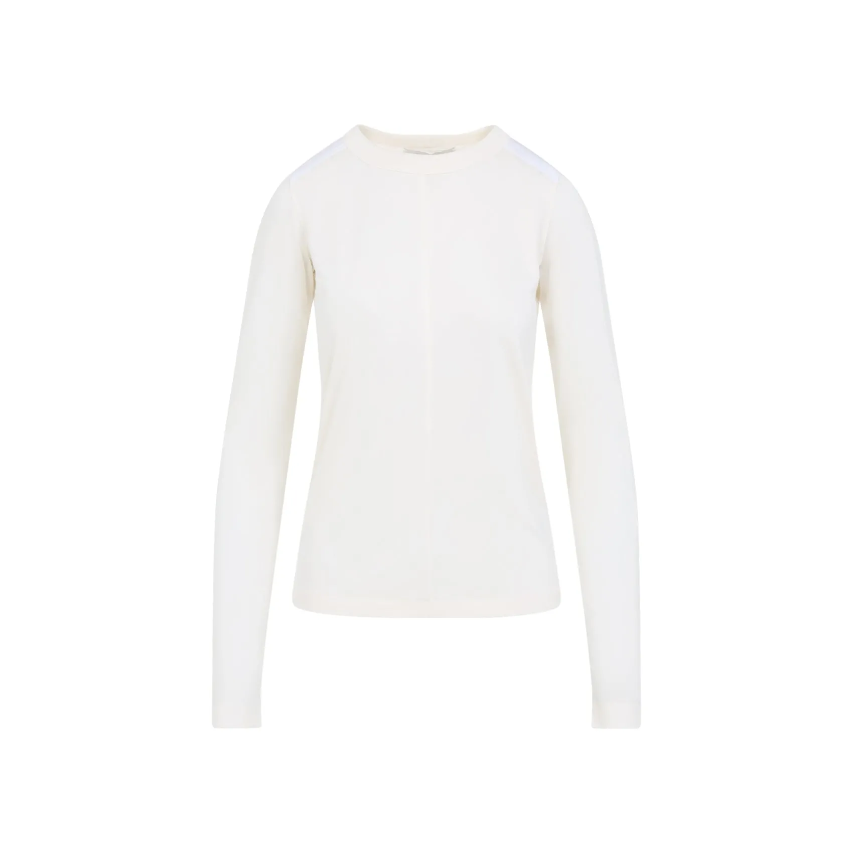 Ivory Crewneck Lyocell Top