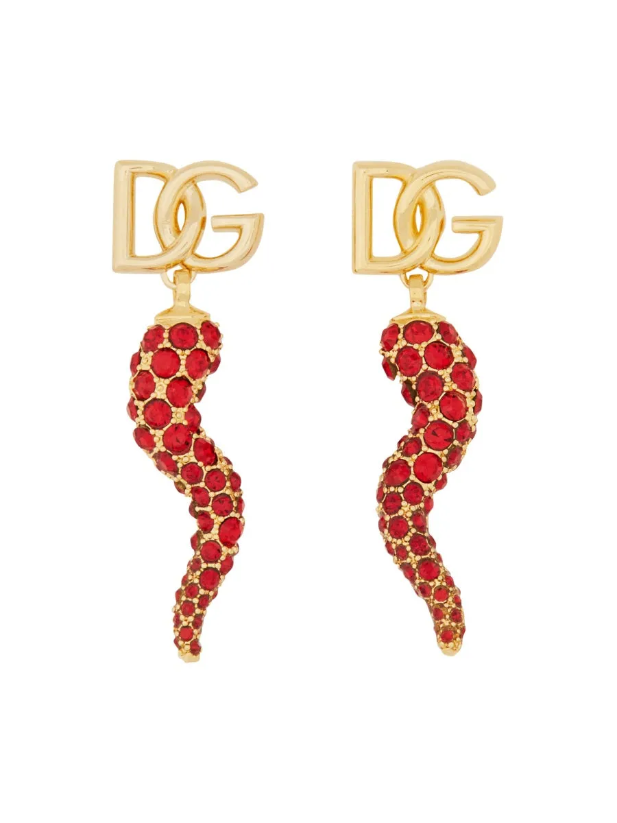 Earring With Logo And Cornet