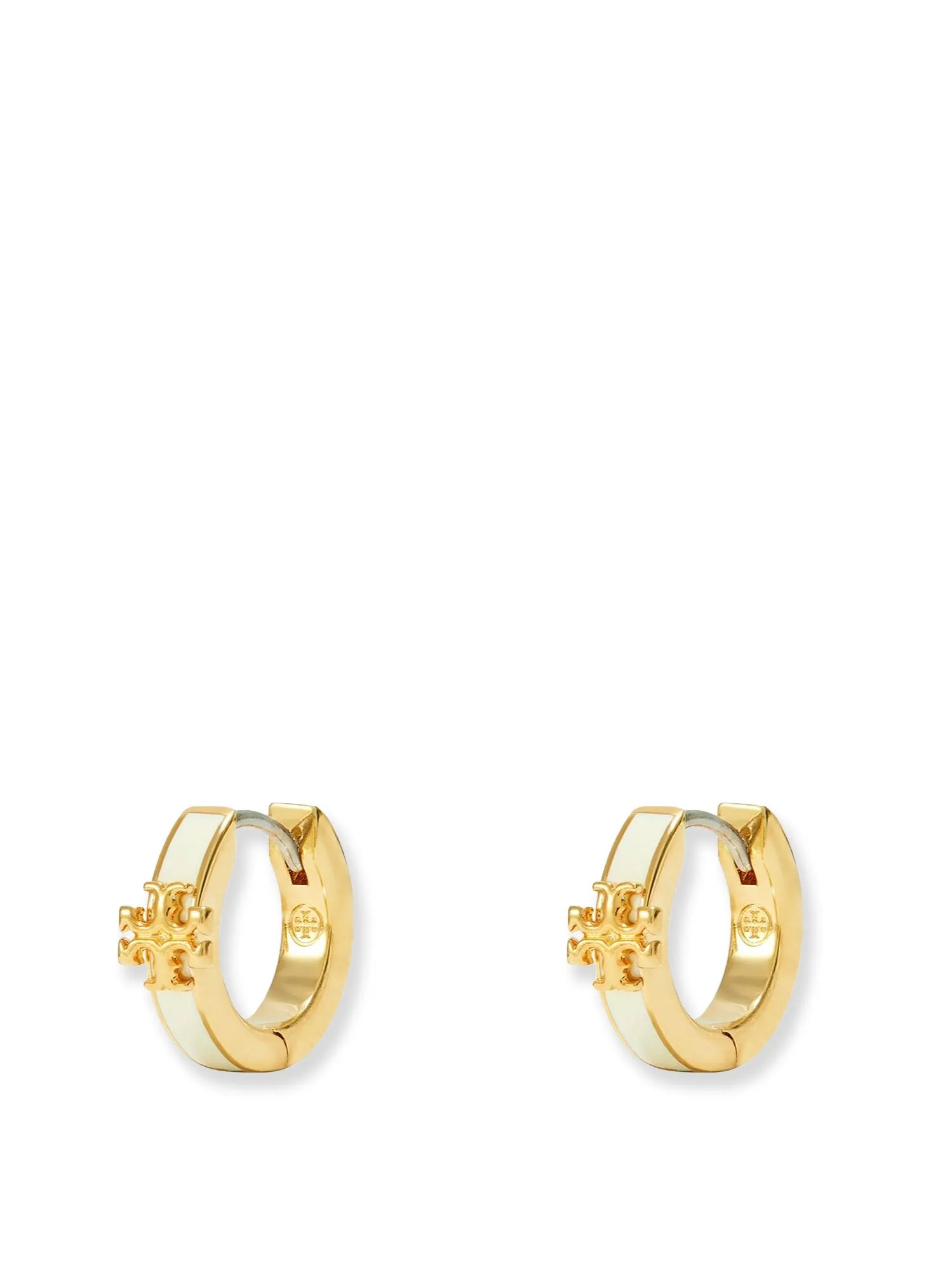 Kira Huggie Brass Earrings
