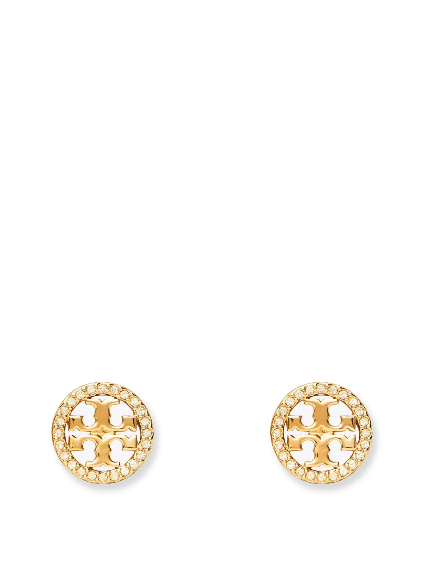 Miller Pave Brass Earrings
