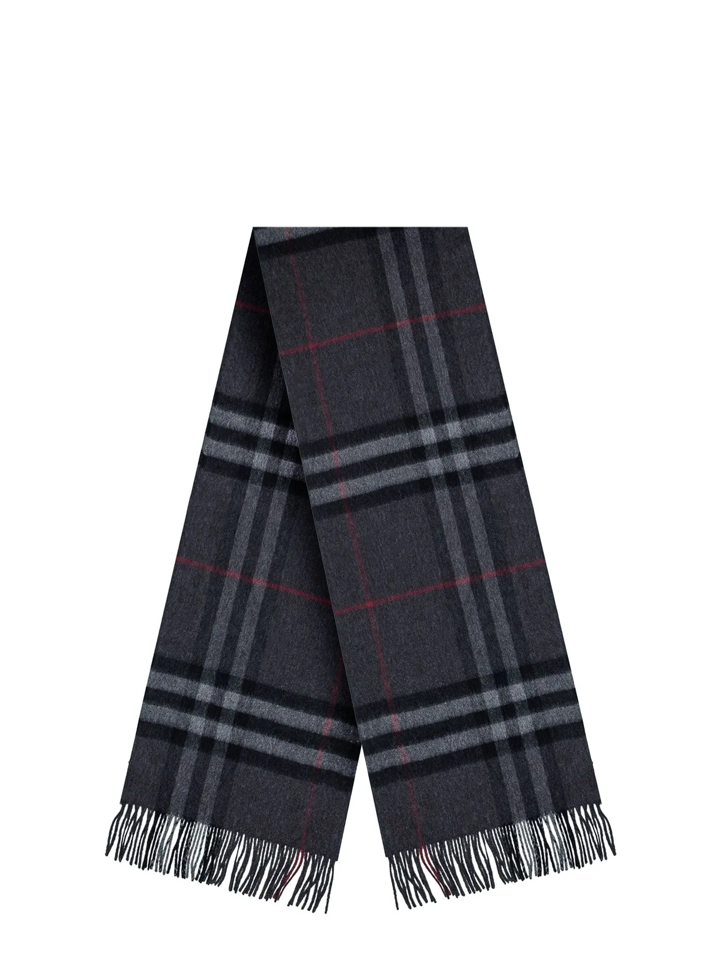 Cachemere Scarf With Giant Check Motif