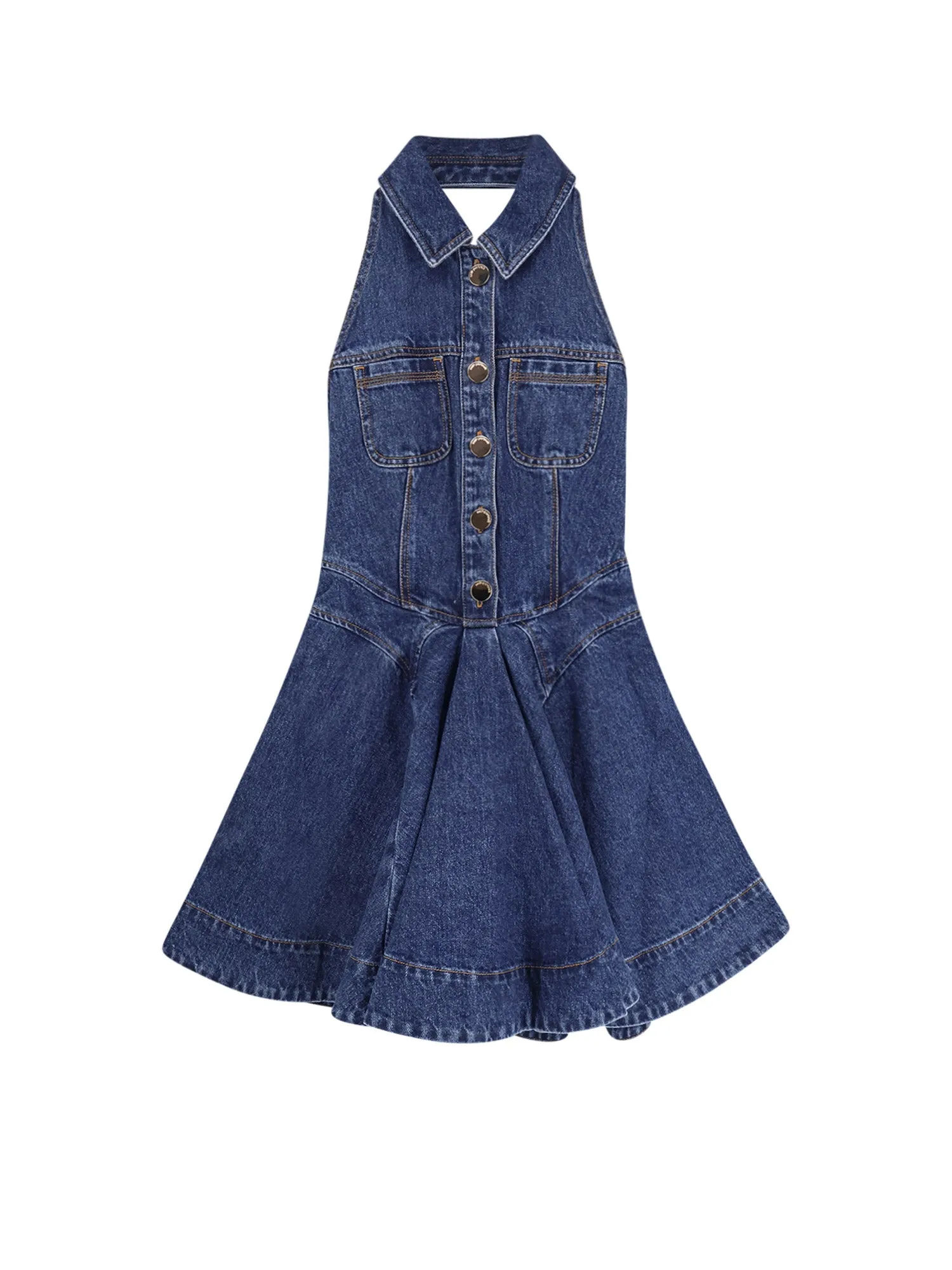 Denim Short Dress