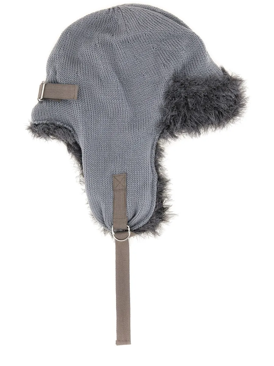 Wool Knit Aviator Hat