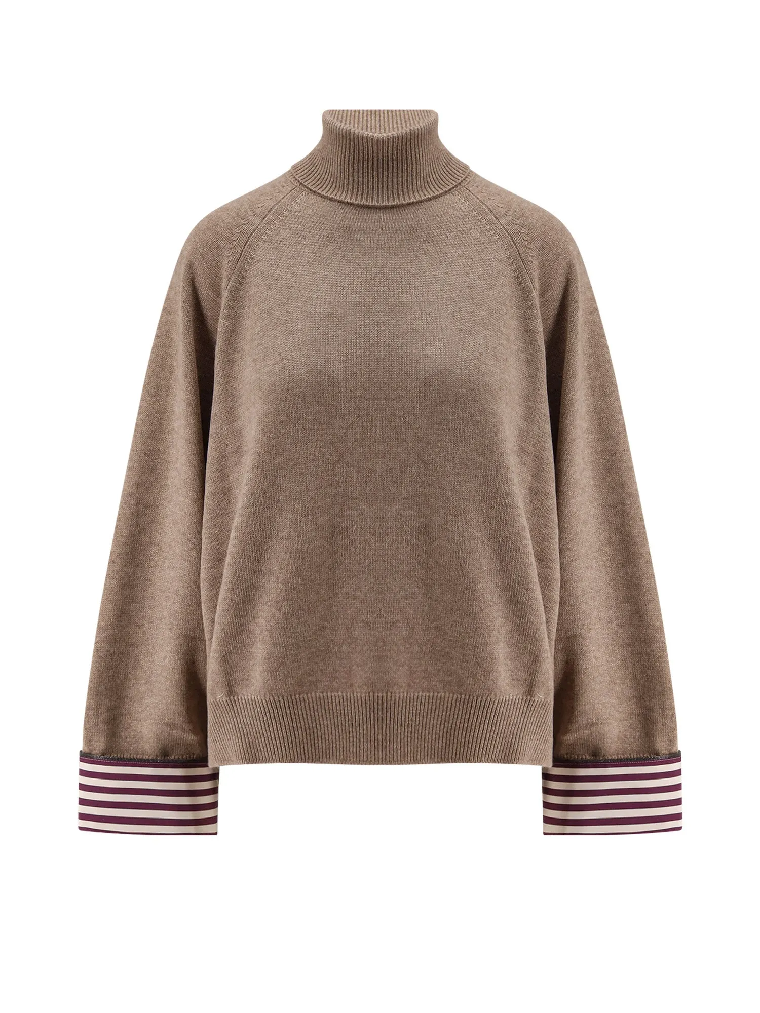 Cashmere Sweater With Monili Detail