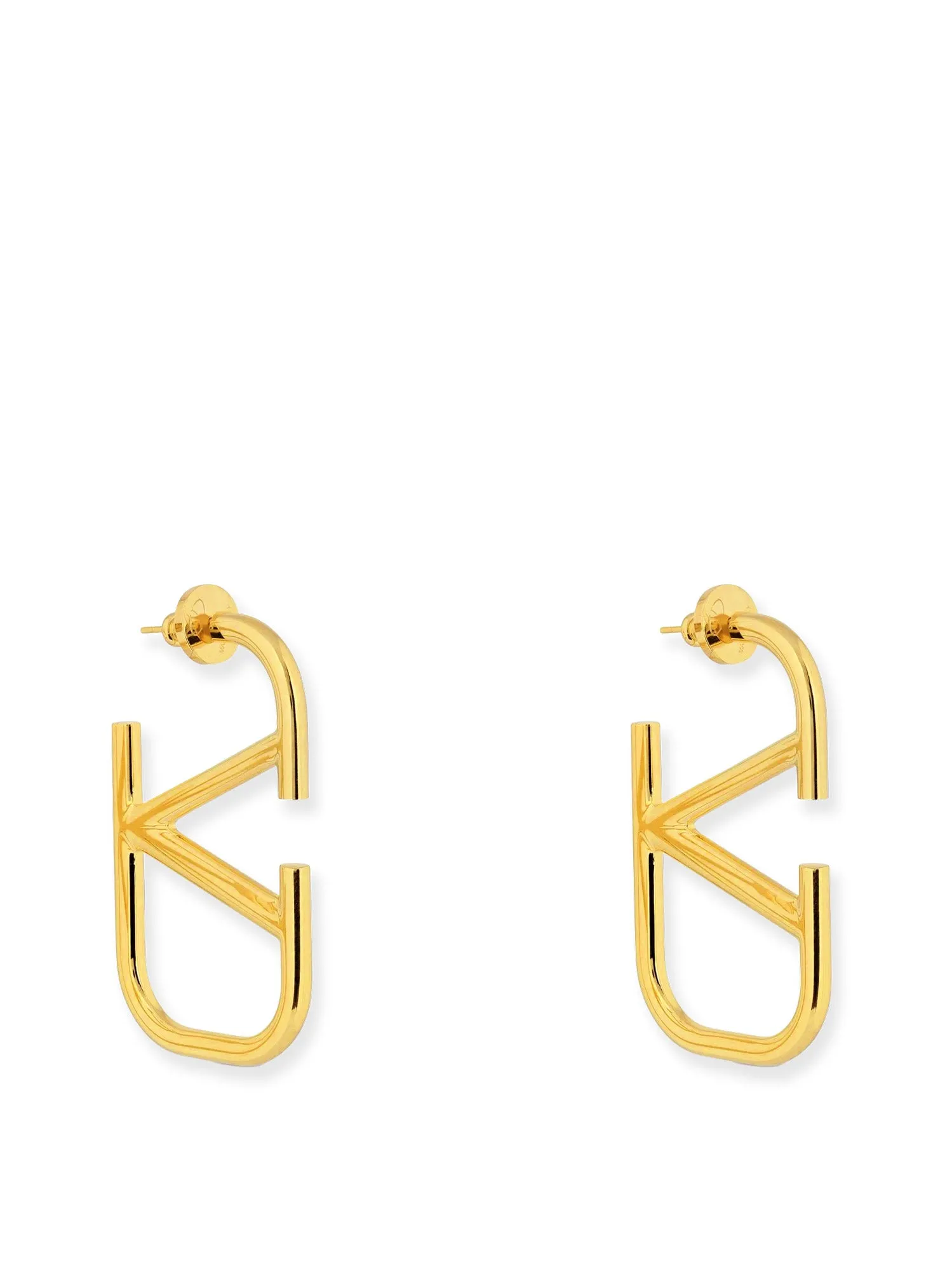 Valentino Garavani Vlogo Signature Metal Earrings