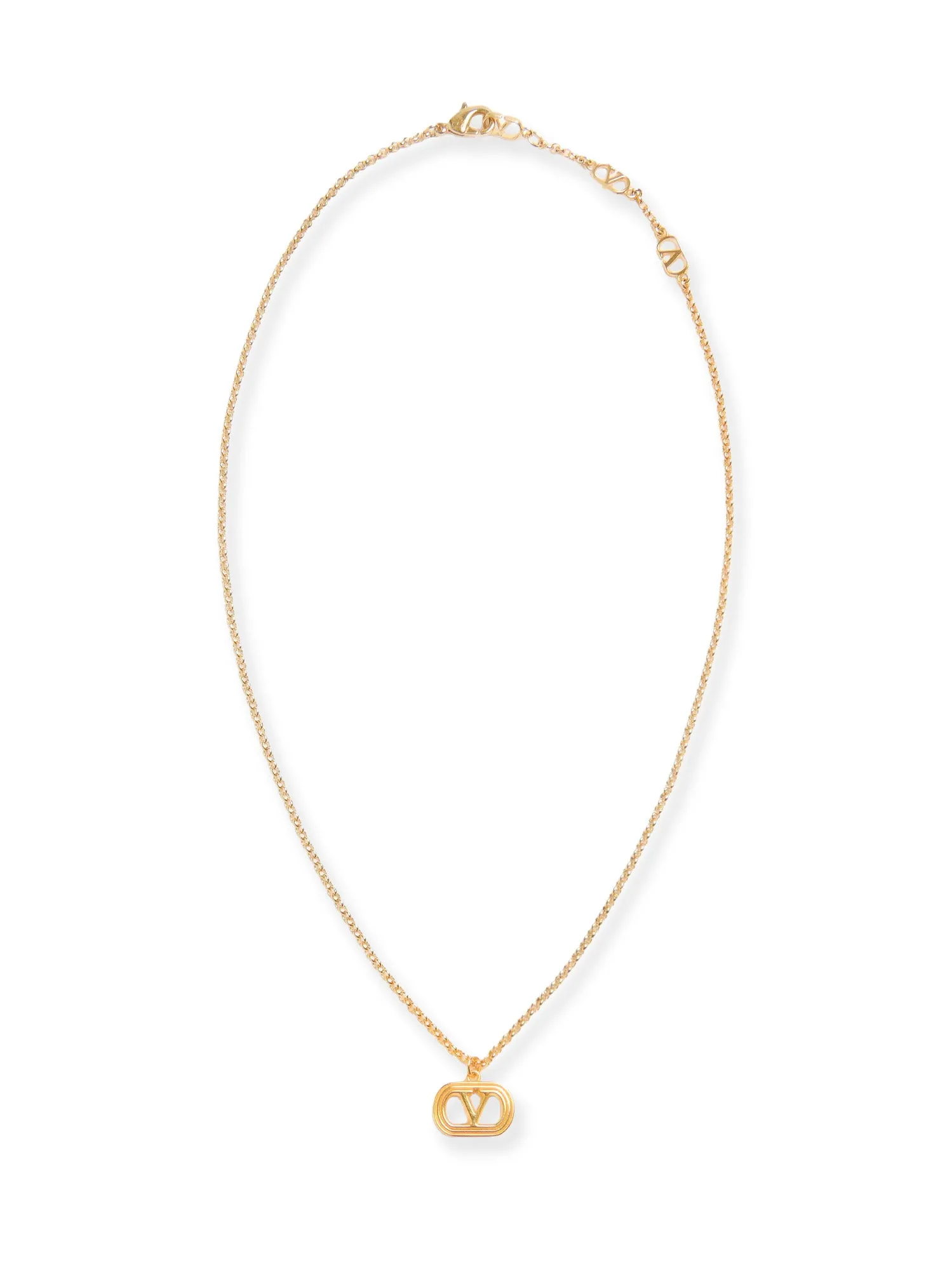 Valentino Garavani Ovalette Metal Necklace