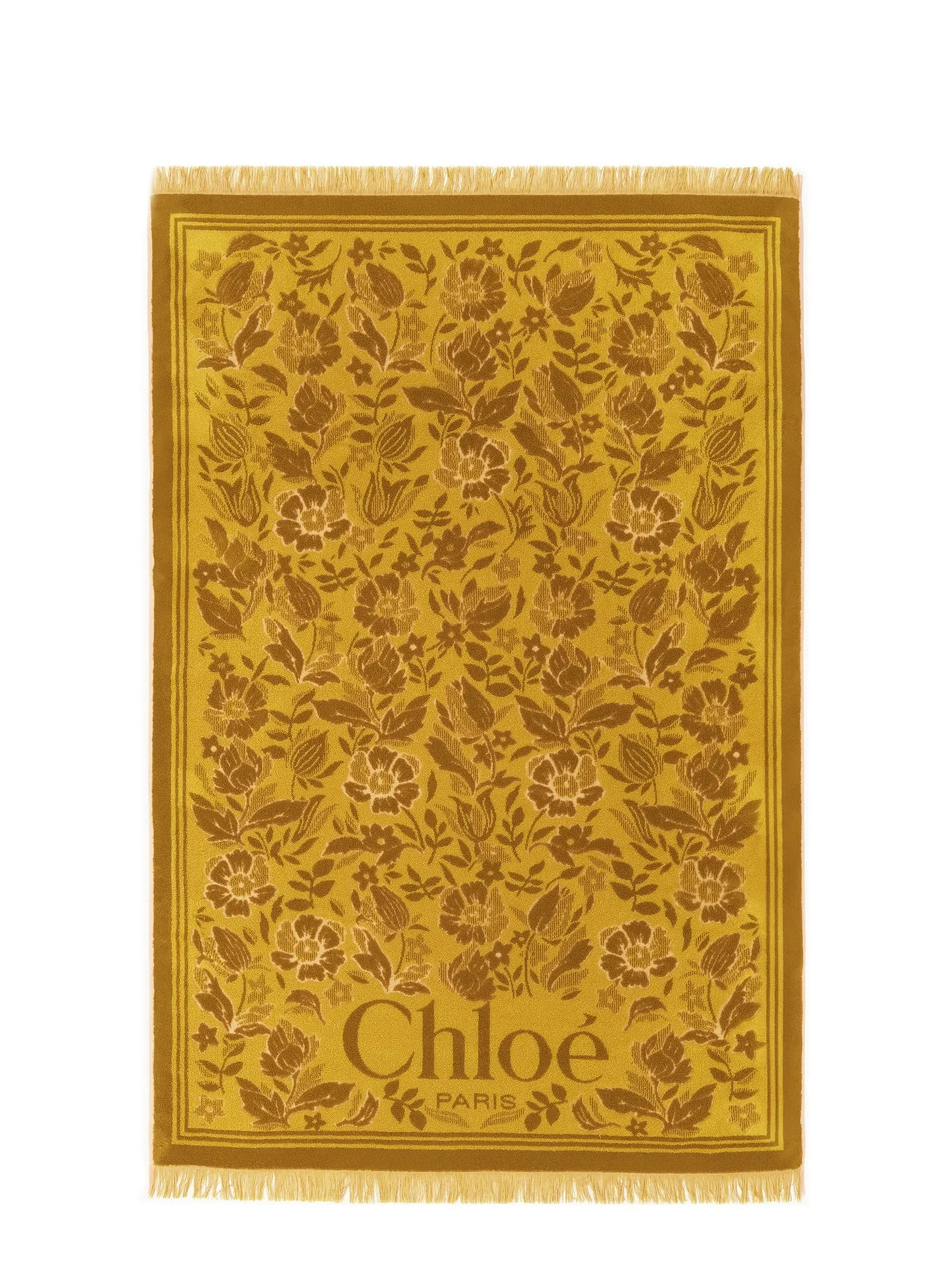 The Chloé Plage Beach Towel In Cotton Toweling