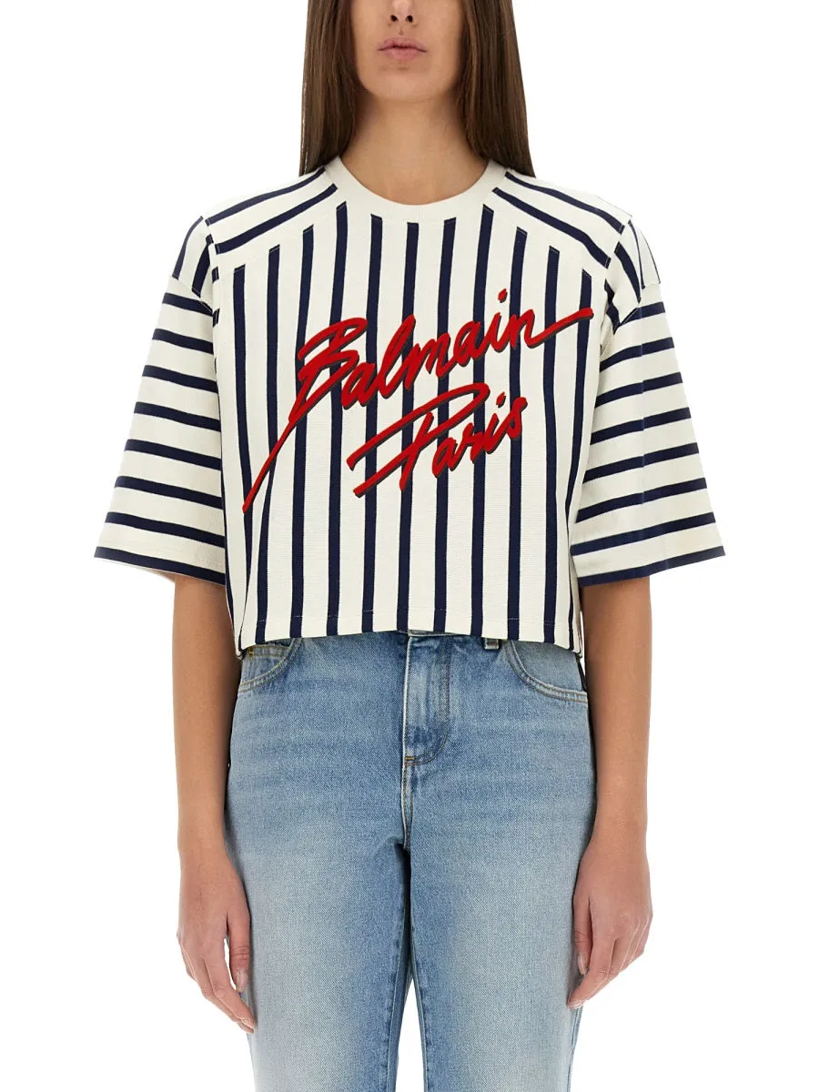 Striped Baseball T-Shirt