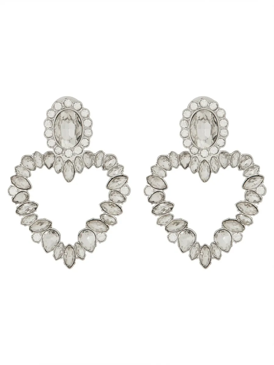 "Crystal Heart" Earrings