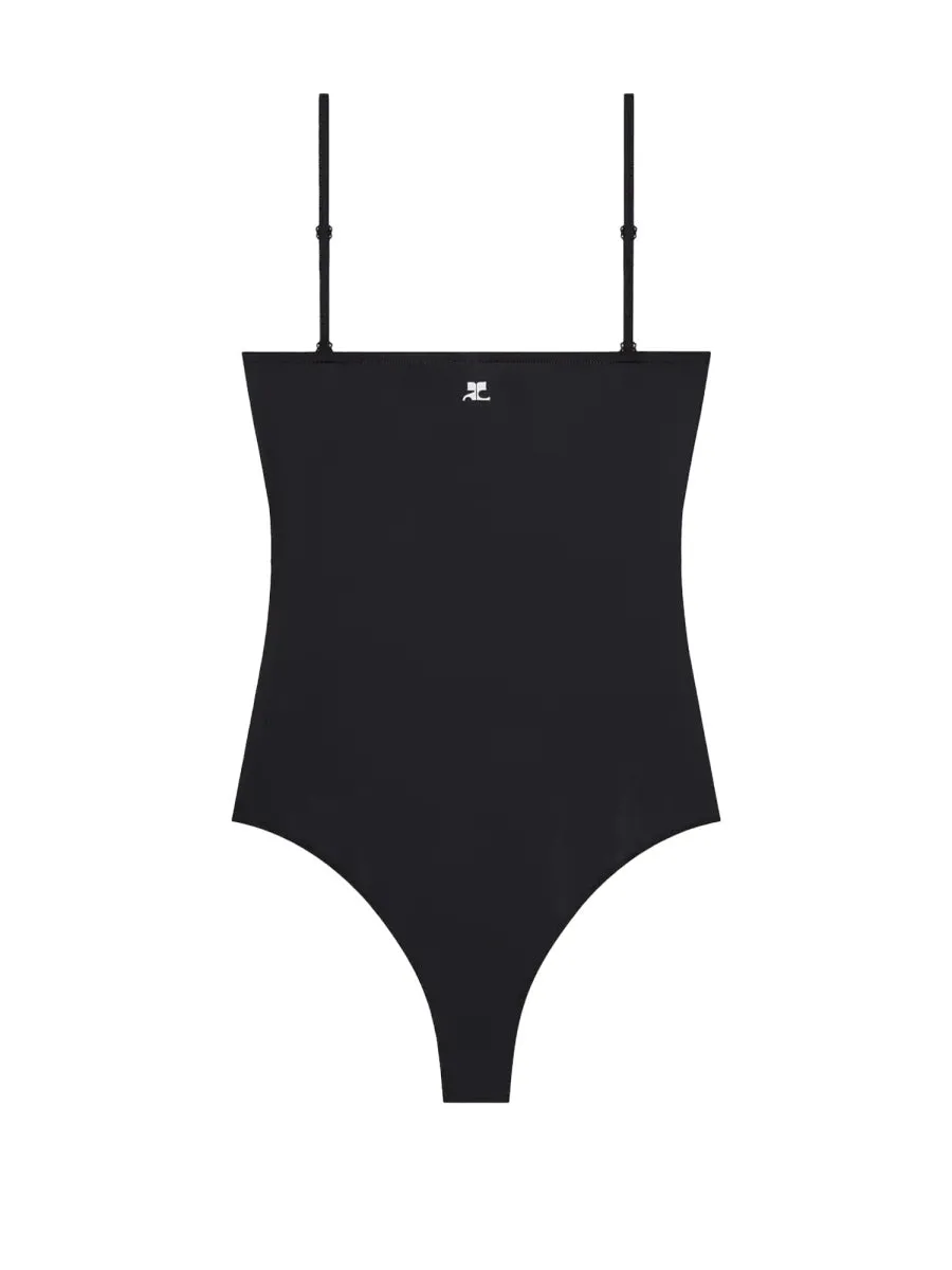 One Piece Swimsuit With Logo