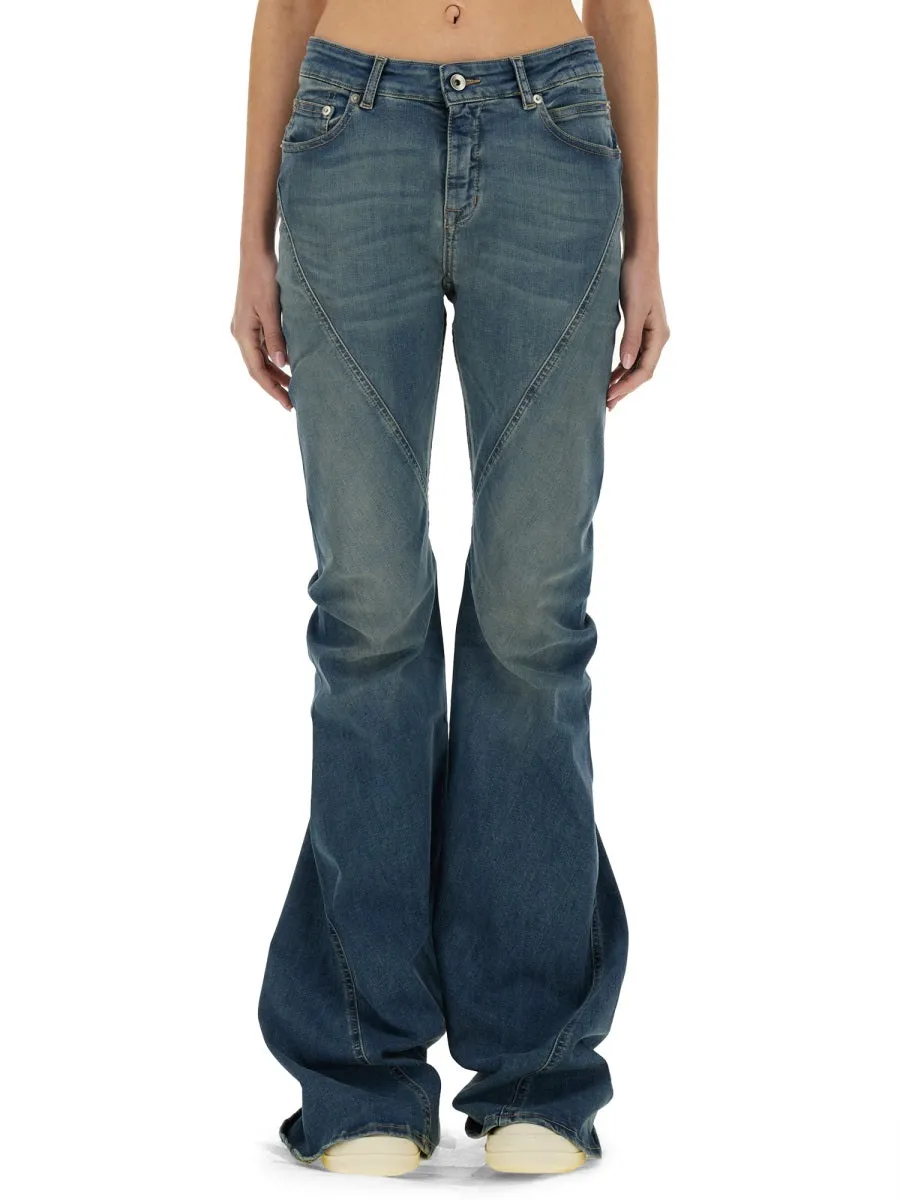 "Bias Bootcut" Denim Pants