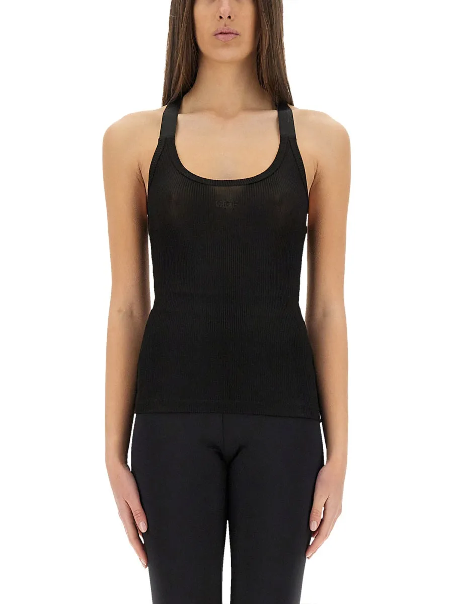 Viscose Top With Logo