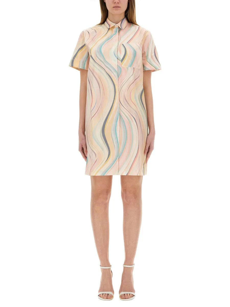 "Faded Swirl" Dress