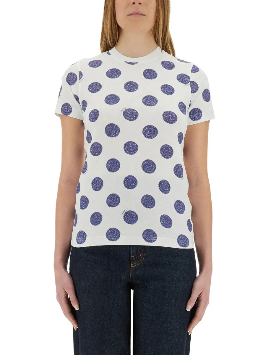 "Ballpoint Pen Polka Dots" T-Shirt
