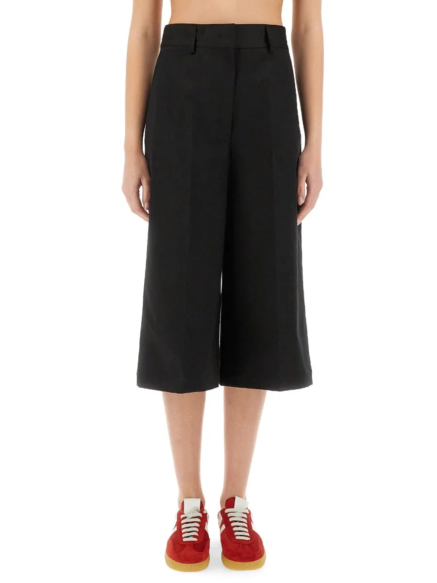 "Wide-Leg" Midi Pants