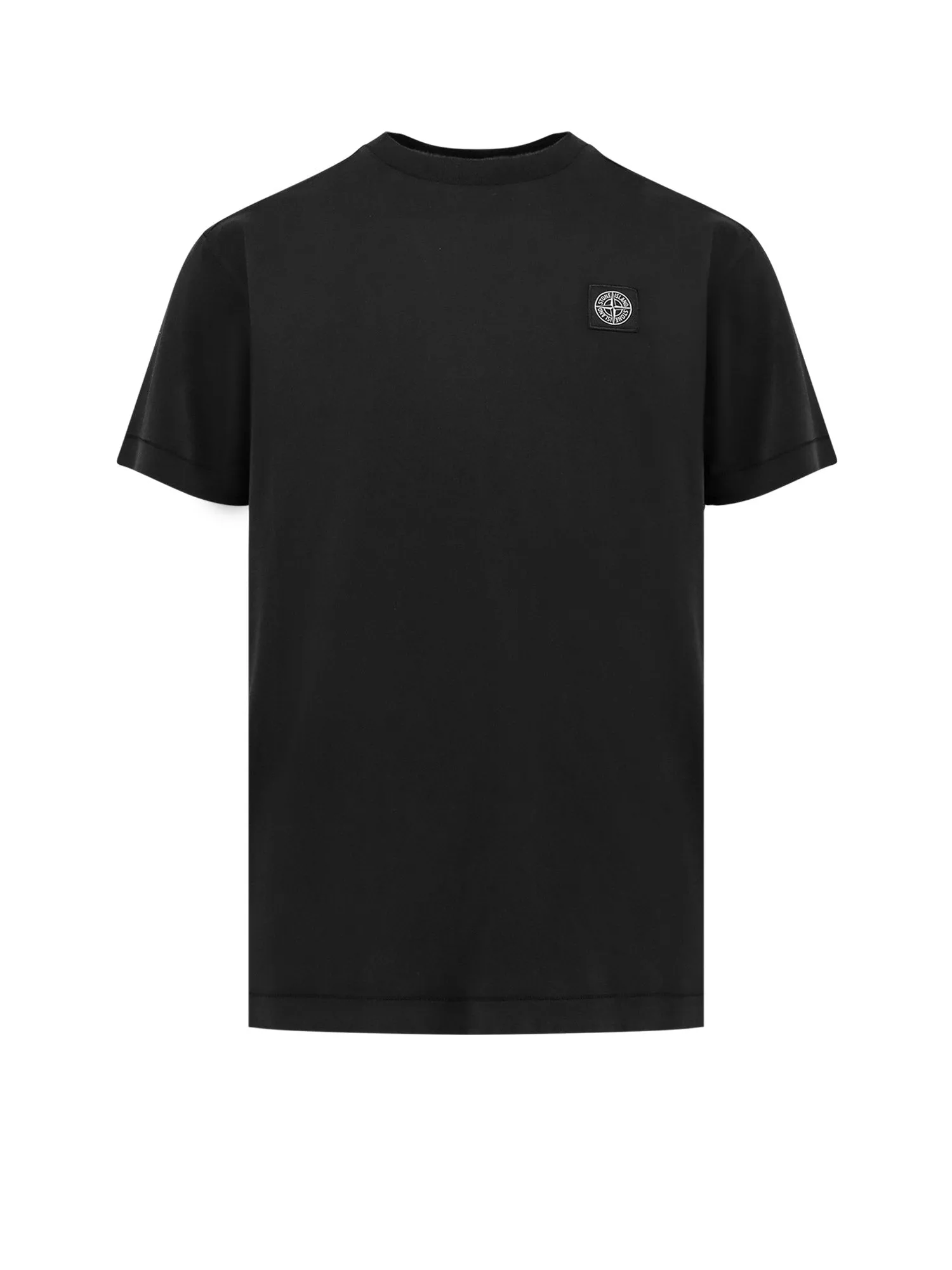 Cotton T-Shirt With Logo Patch