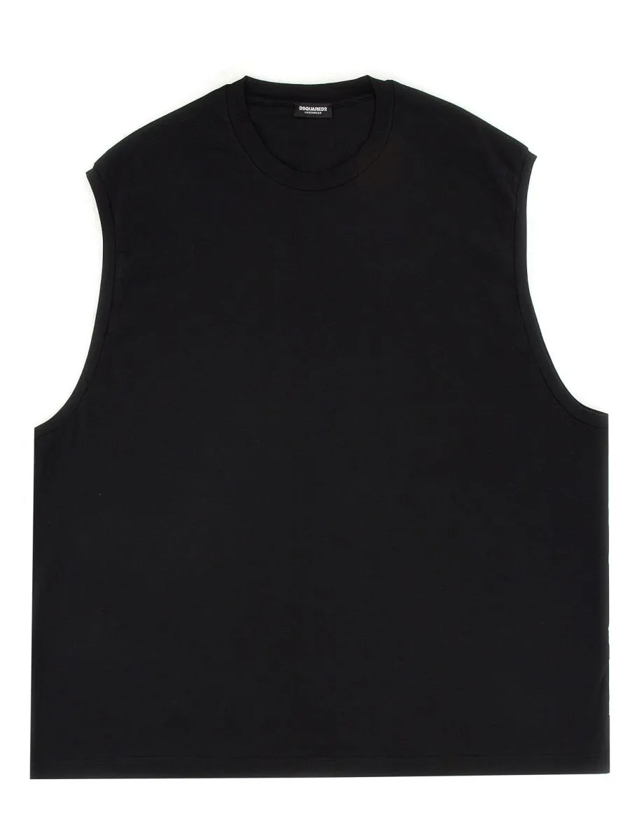 Cotton Sleeveless T-Shirt