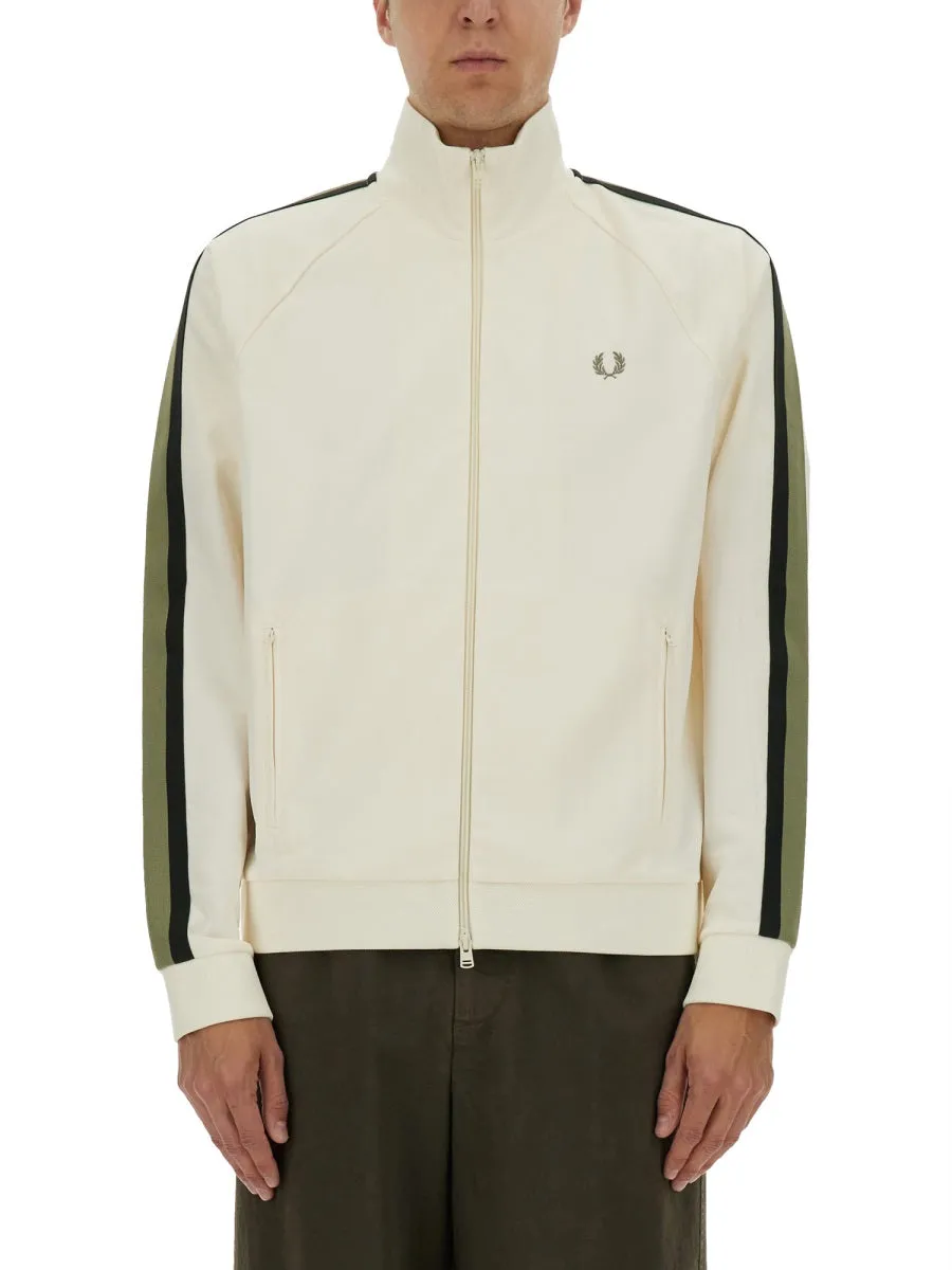 Track Jacket With Two-Color Webbing