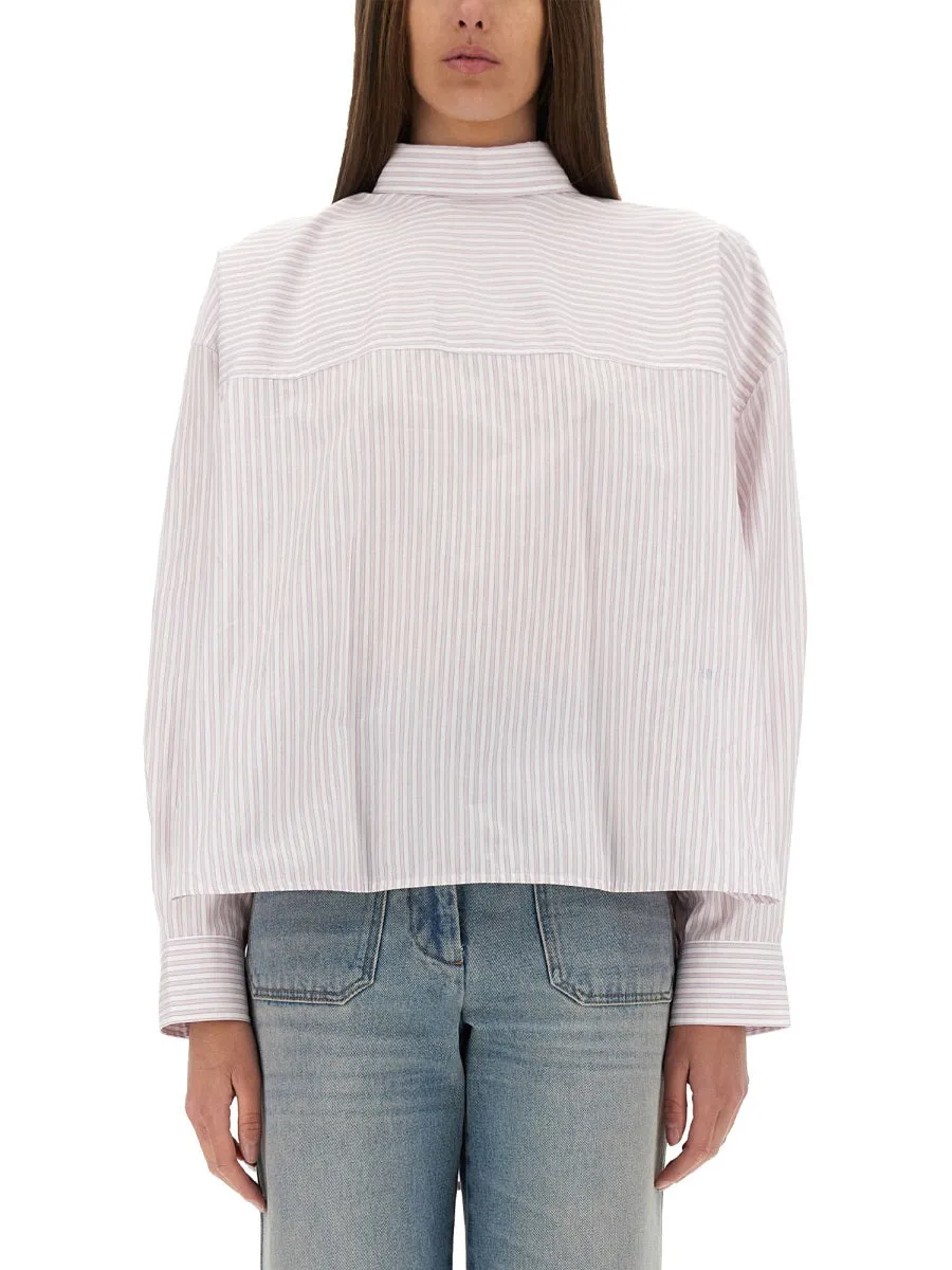 Blouse With Knotted Collar