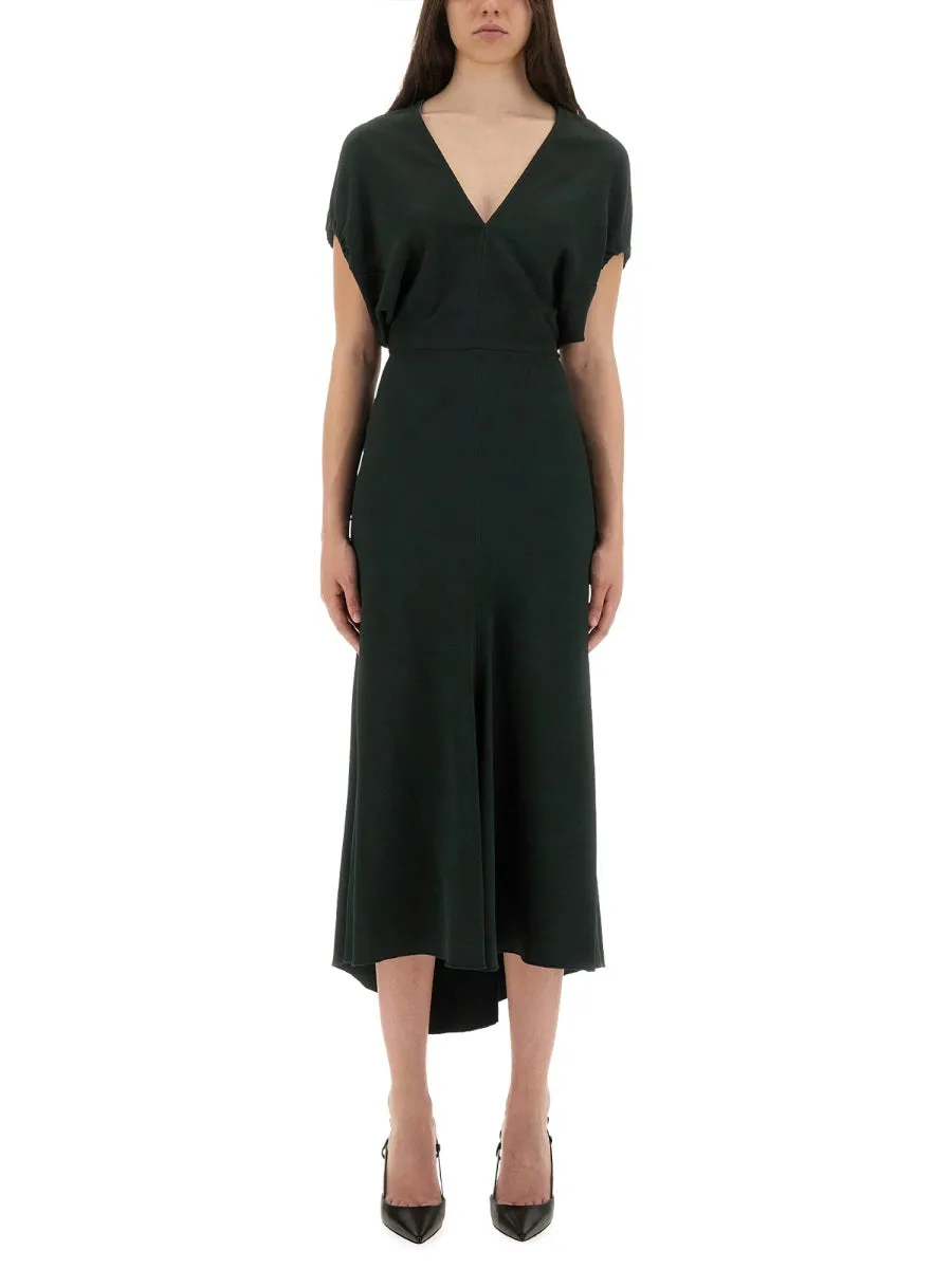 Blouson Midi Dress