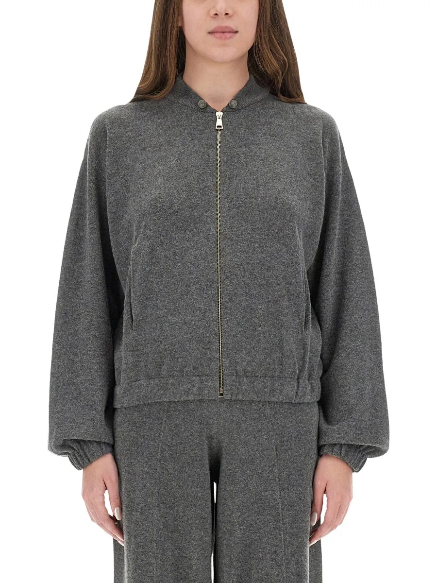 Wool, Silk And Cashmere Sweatshirt