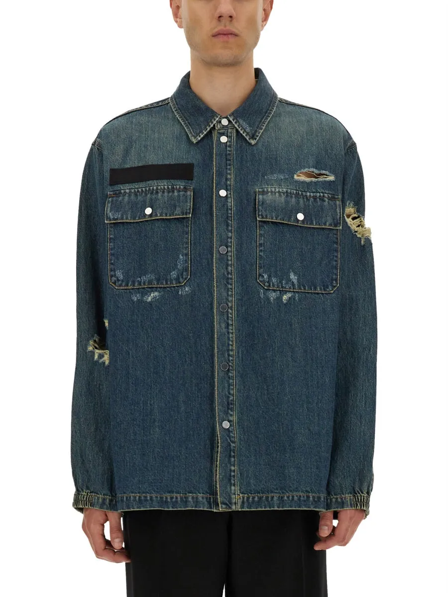 Denim Uniform Shirt