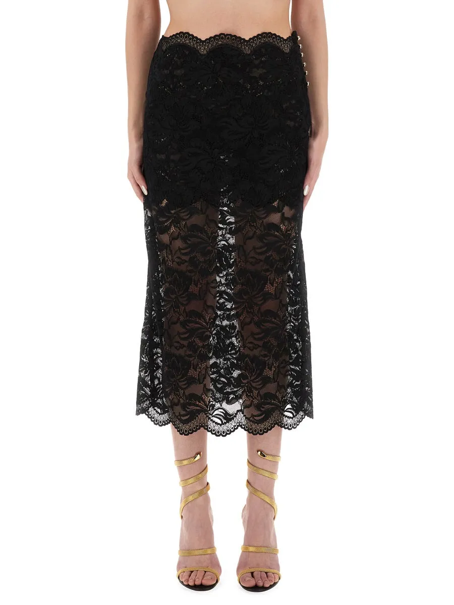 Lace Midi Skirt