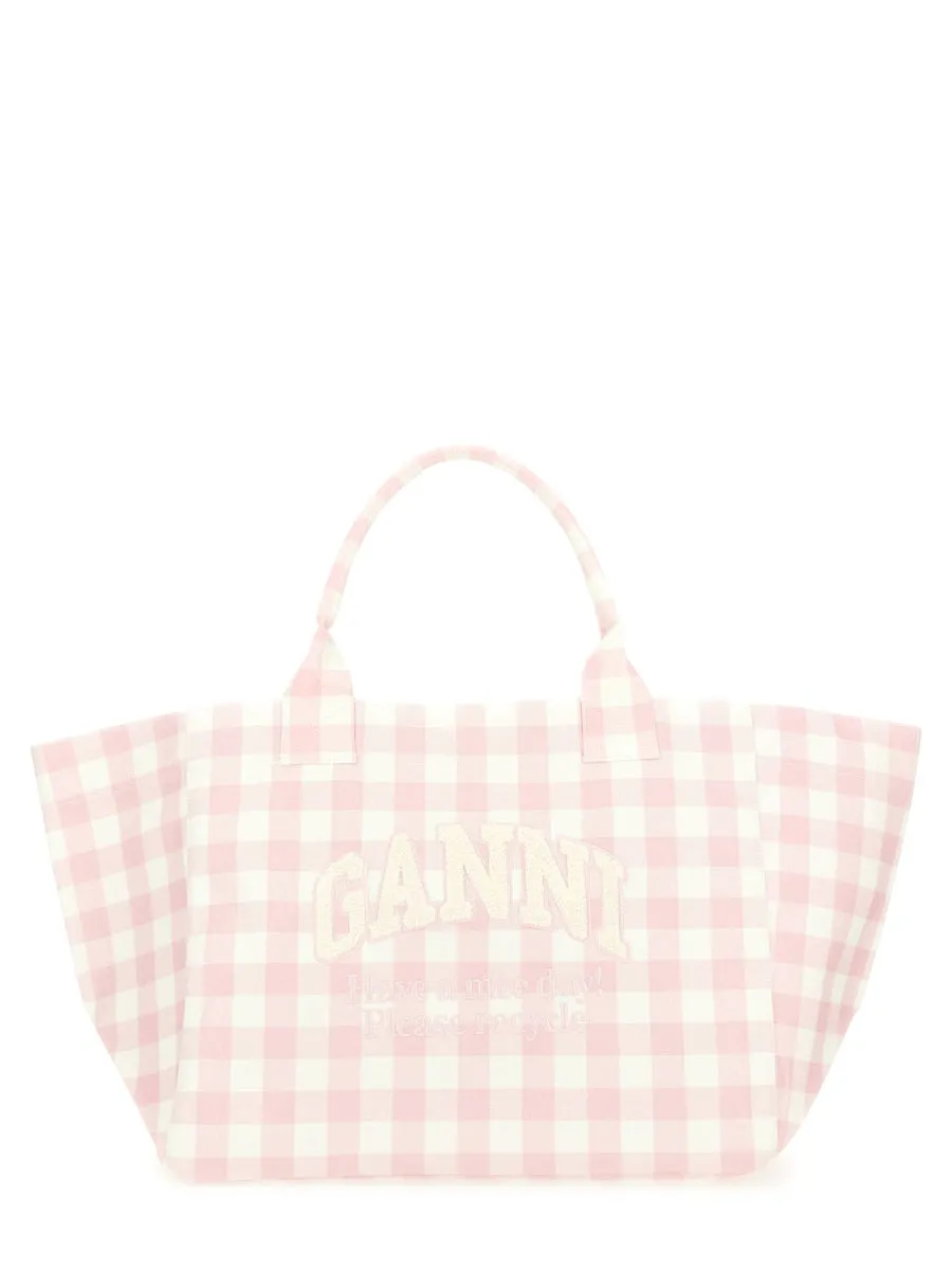 "Vicky Check Xxl" Tote Bag