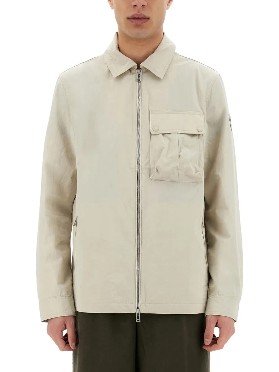 Zippered Shirt Jacket