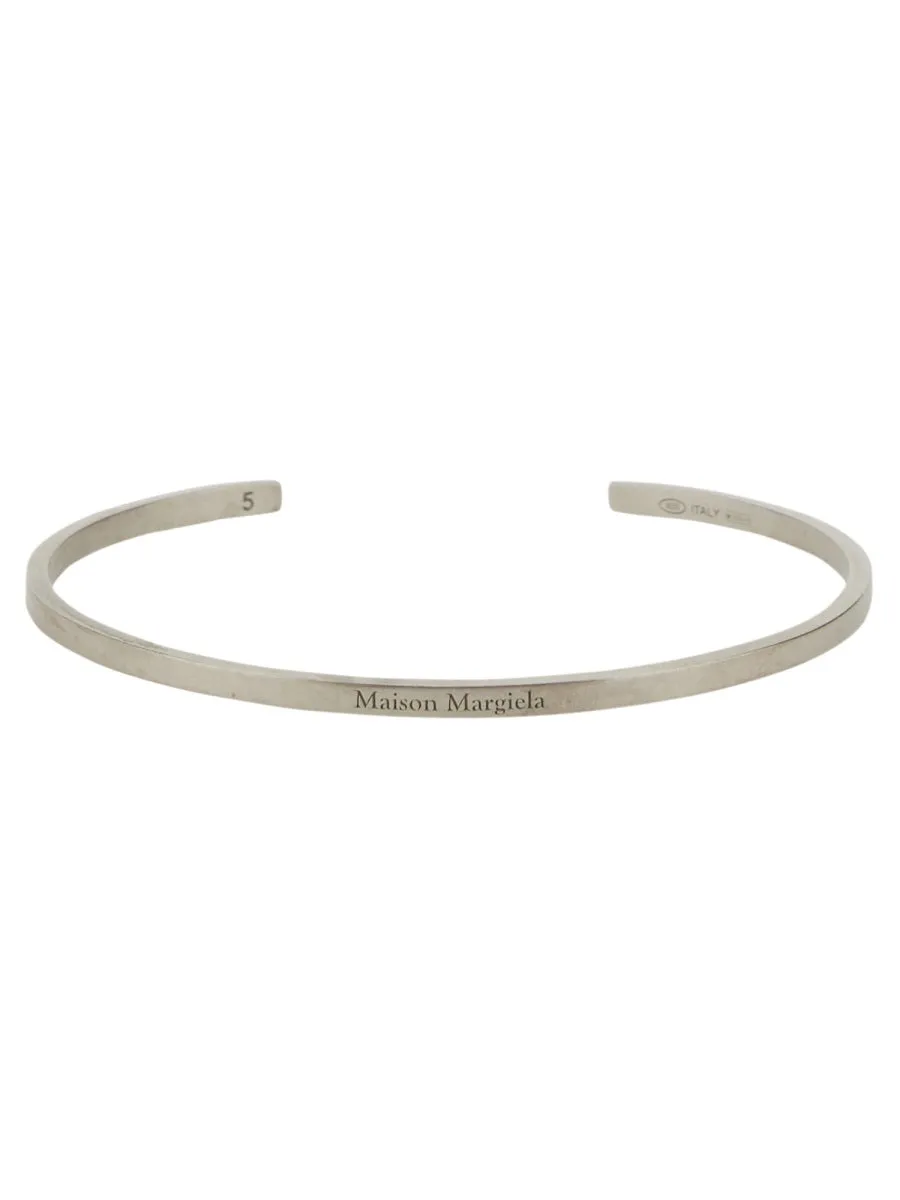 Open Bracelet With Logo
