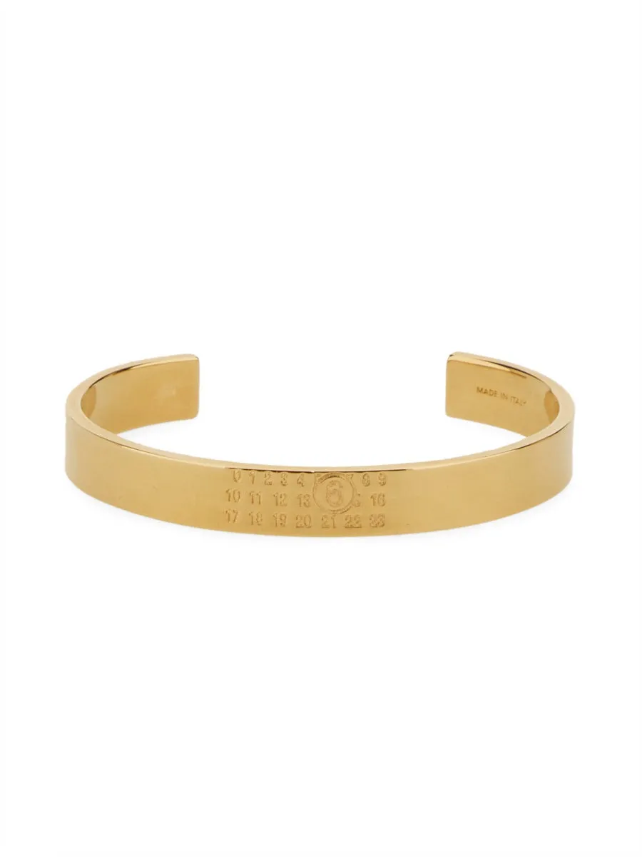 Numeric Signature Rigid Bracelet