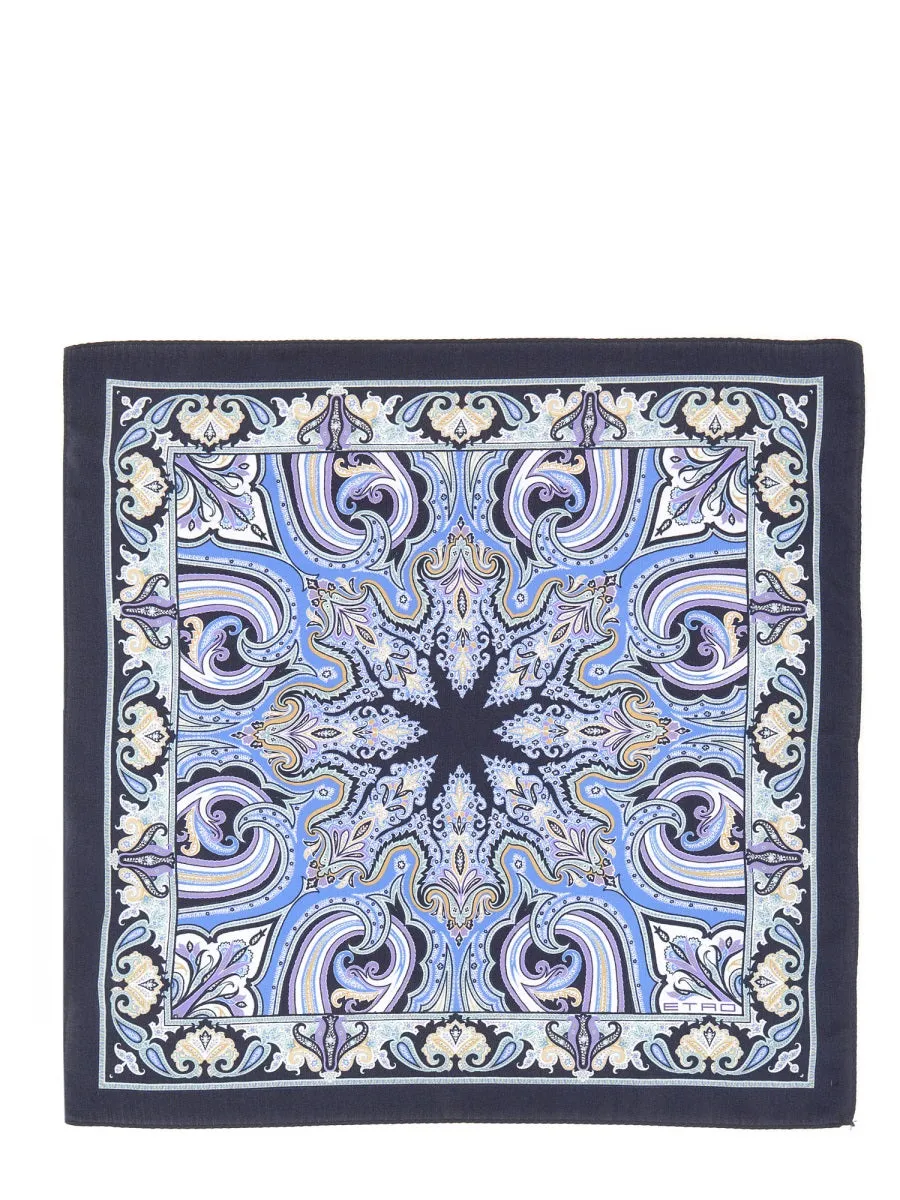 Paisley Silk Pocket Handkerchief