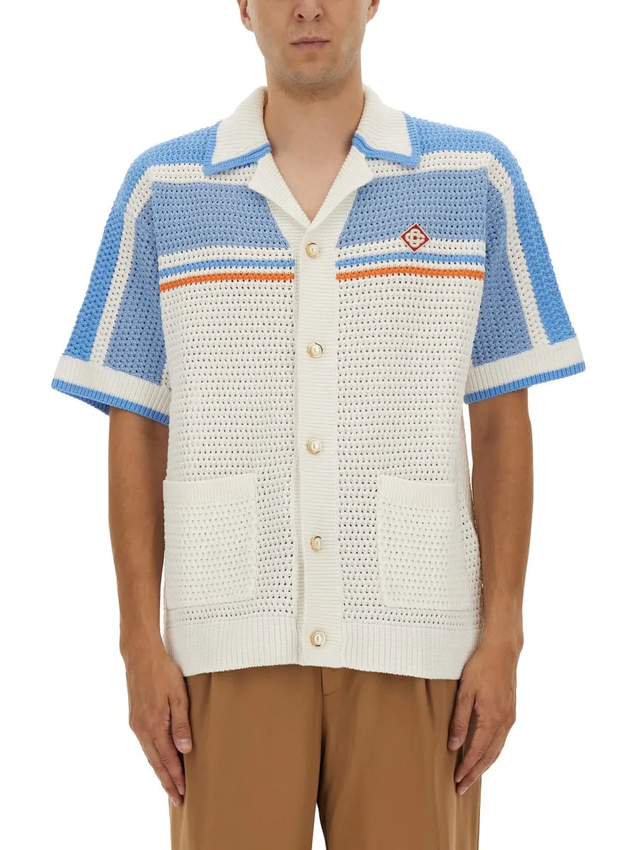 Cotton Knit Tennis Shirt