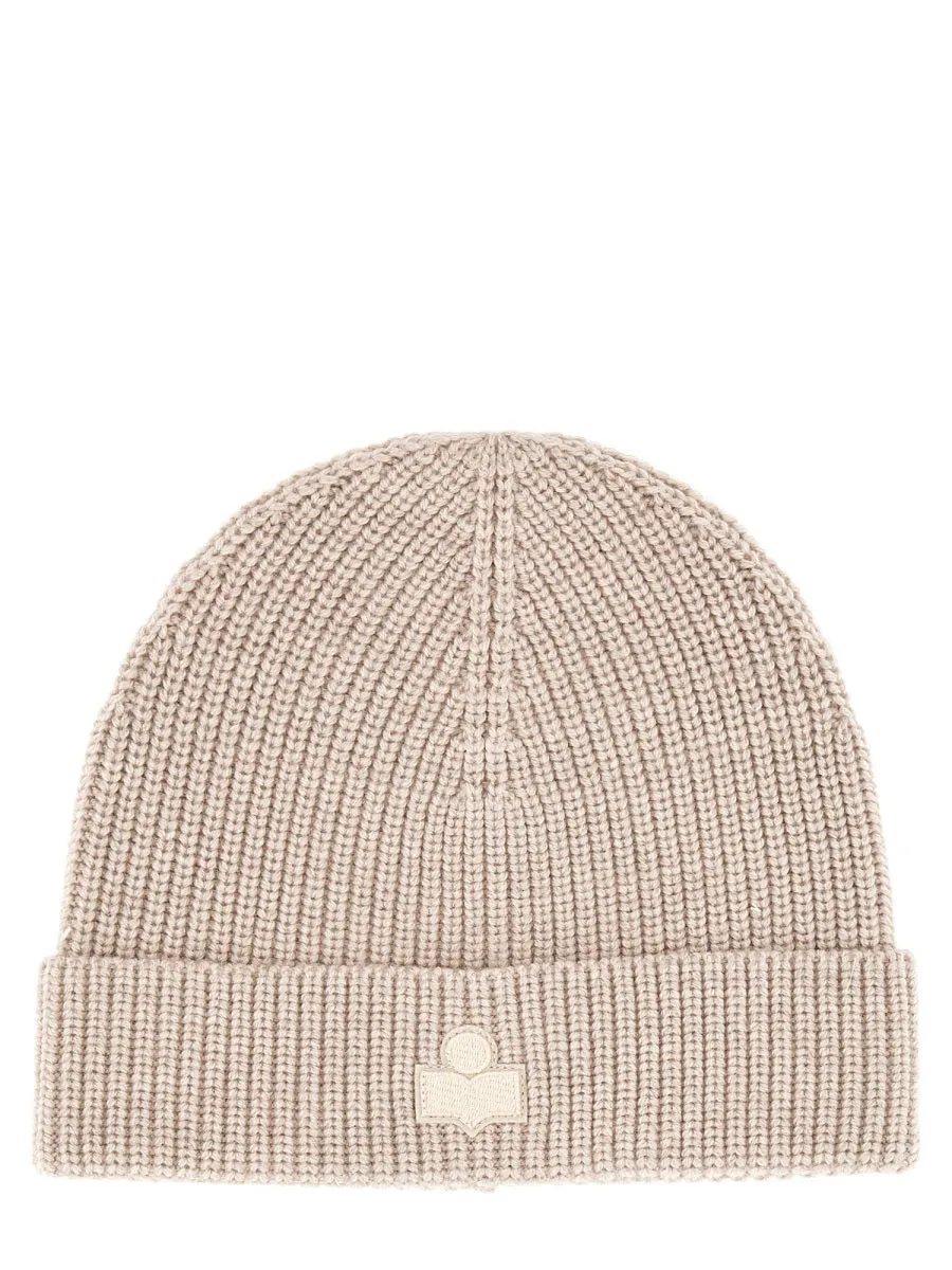 Wool Hat With Logo Patch