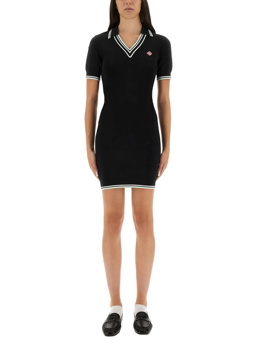 Viscose Polo Shirt Dress