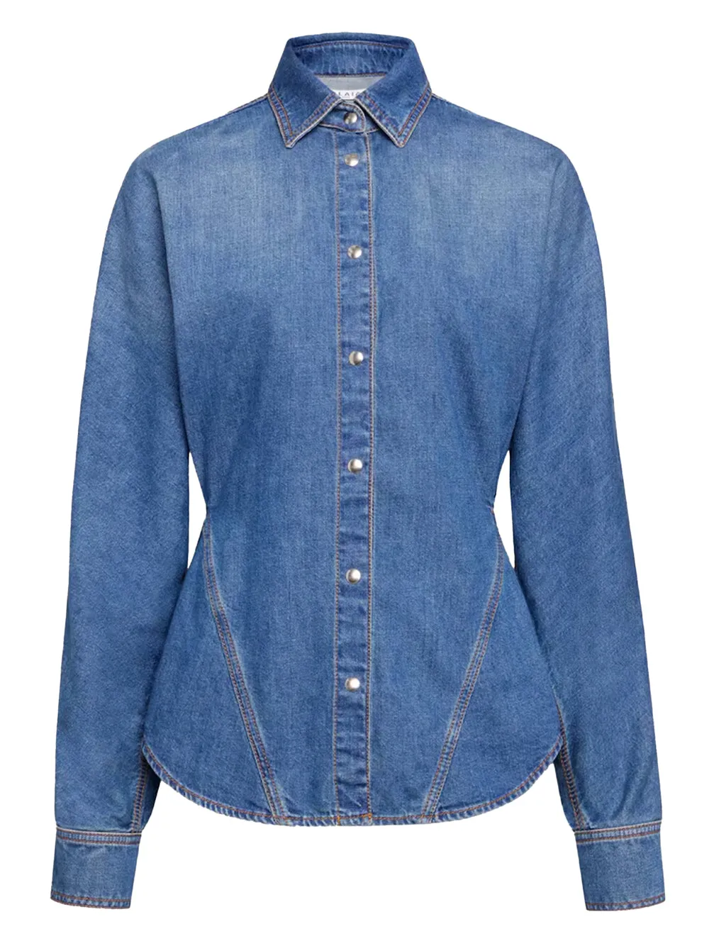 Camicia In Denim Rotonda