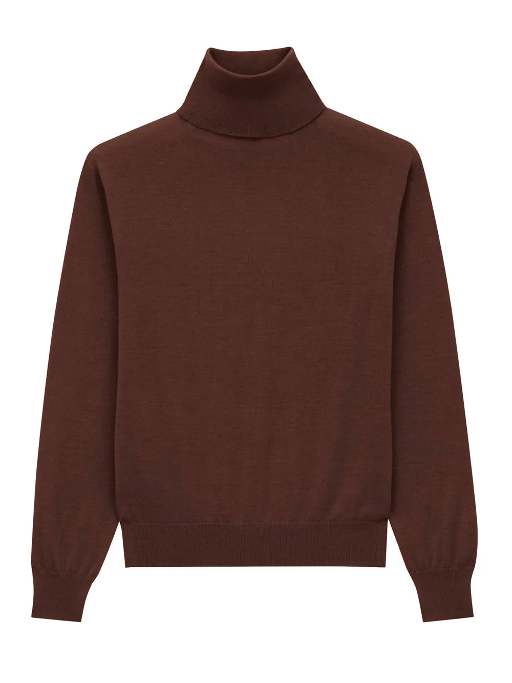 Pullover Dolcevita In Cashmere, Lana E Seta