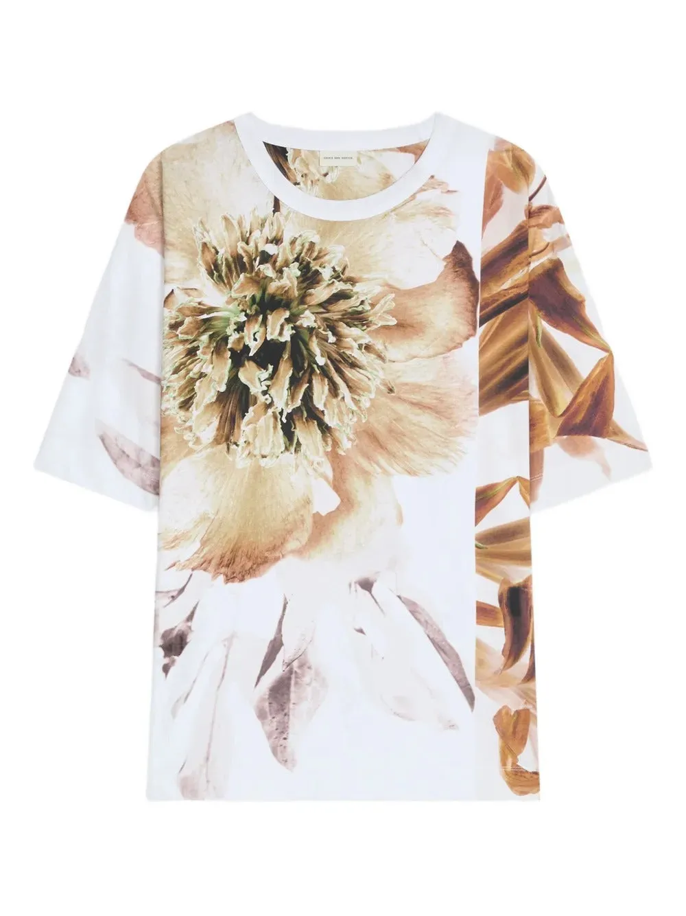 T-Shirt Hein In Cotone Con Stampa Peonie