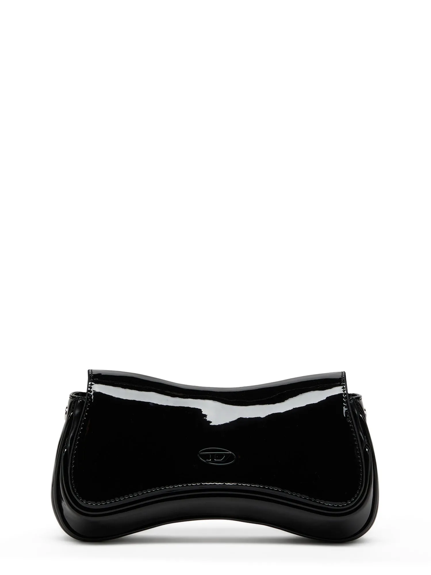 Play Clutch Patent Fabric Shoulder Bag