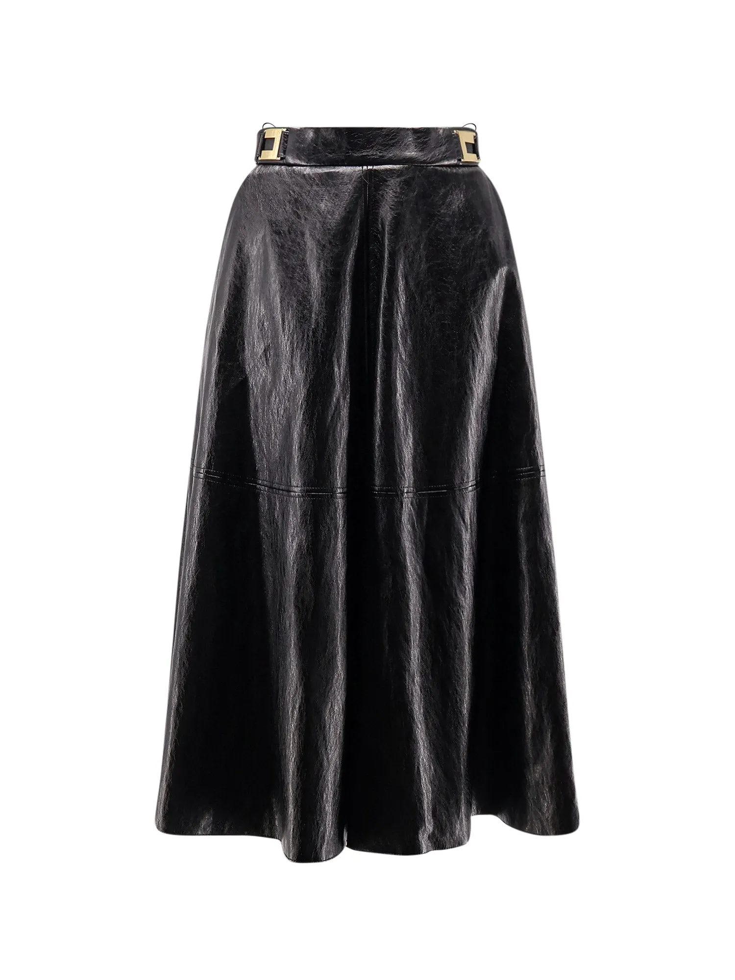 Faux Leather Skirt