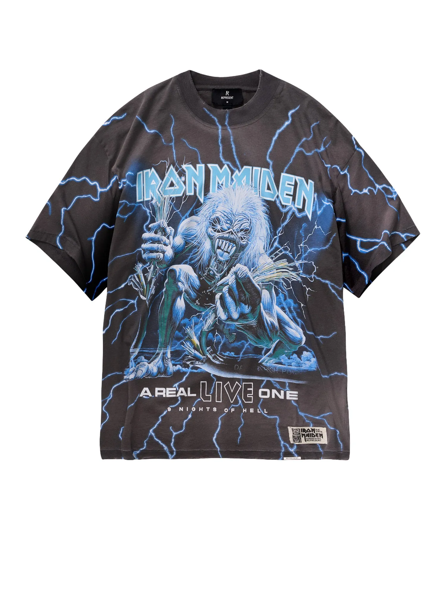Iron Maiden X A Real Live One Cotton And Hemp T-Shirt
