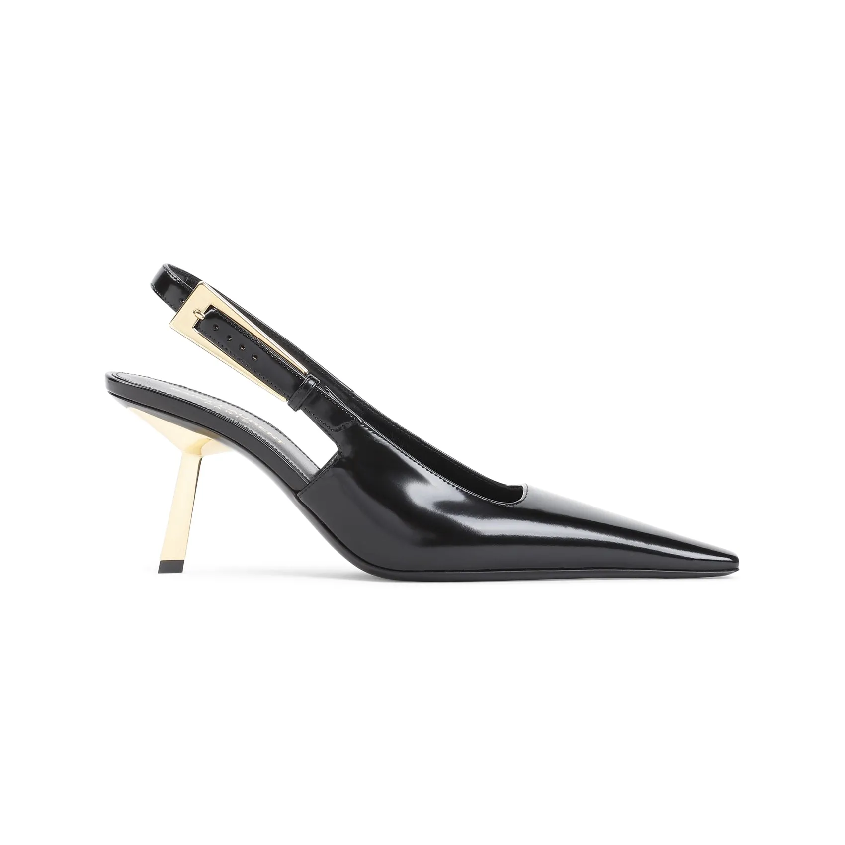 Black Leather Lee 75 Pump